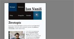 Desktop Screenshot of jan.vanis.cz