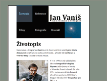 Tablet Screenshot of jan.vanis.cz